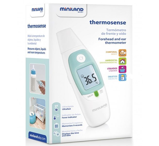 Безконтактний термометр Miniland Baby Thermosense 00029 фото